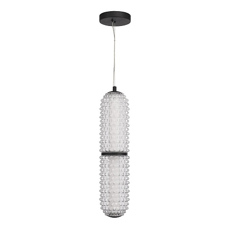 Светильник подвесной ST-Luce черный/прозрачный LED 1*22W 4000K SL6144.403.01 - фото