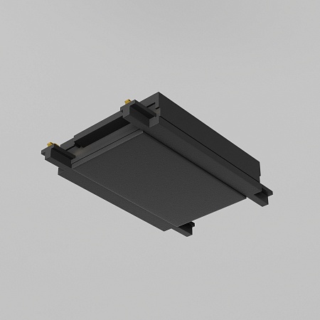 Коннектор питания прямой Radity черный - фото