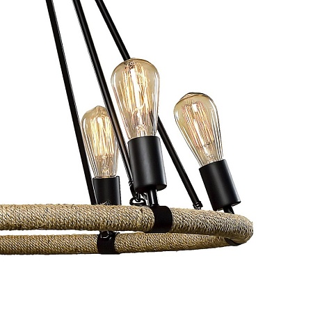 LOFT1861/6 Подвесная люстра LOFT IT Rope filament - фото