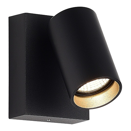 Светильник уличный настенный ST-Luce черный/белый LED 1*9W 3000K SL9515.401.01 - фото