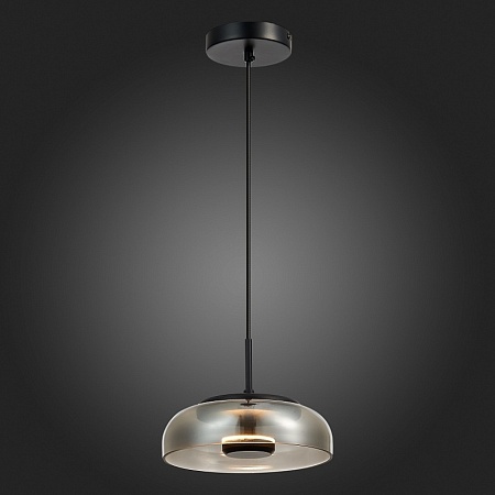 Подвес ST-Luce Черный/Дымчатый LED 1*7W 4000K SL6002.403.01 - фото