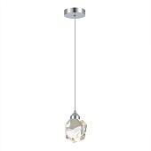 Подвес ST-Luce Хром/Прозрачный LED 1*3W 3000K SL6114.103.01