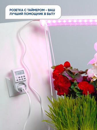 Розетка с таймером Feron TM24 недельная электронная мощность 3500W/16A - фото