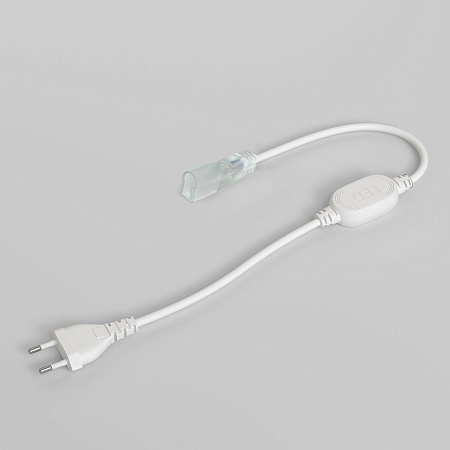 Сетевой шнур для одностороннего светодиодного гибкого неона 220V 2835 SSH-1 Elektrostandard - фото
