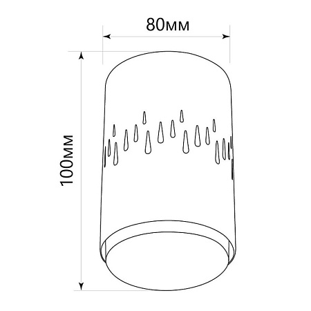 Светильник накладной под лампу FERON HL350 41453 - фото