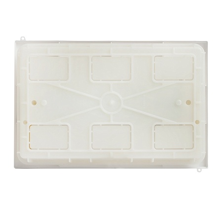 Бокс встраиваемый STEKKER EBX50-2/08-20 8 модулей, белый, пластик, серия Standart - фото