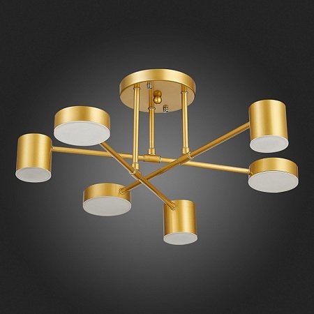 Светильник потолочный Золотистый/Золотистый LED 6*7W 4000K SLE201022-06 - фото