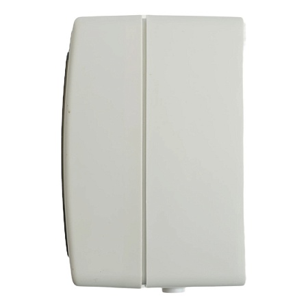 Розетка 2-местная с крышкой с/з STEKKER PST16-12-54, пластик АВS, 250В, 16А, IP54, серый/графит - фото