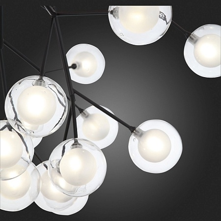 Светильник подвесной ST-Luce Черный/Прозрачный, Белый G4 LED 27*2W SL376.403.27 - фото