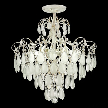 Светильник потолочный Золотистый/Белый матовый E14 6*60W SLE160302-06 - фото