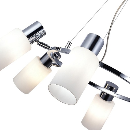 Светильник подвесной Хром/Белый E14 6*60W SLE1139-103-06 - фото