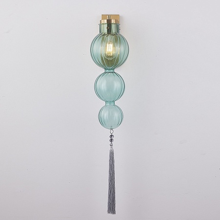 Бра Heathfield Lighting - Medina Wall Brass/Blue Imperiumloft 177913-22 - фото