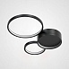 Потолочная Люстра В Виде Колец Twine 3 Rings Black Imperiumloft 204610-26 - фото