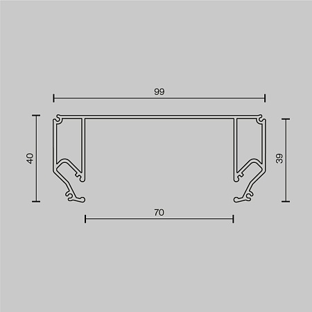 Комплектующие для светильника Technical ALM-9940-SC-W-2M - фото