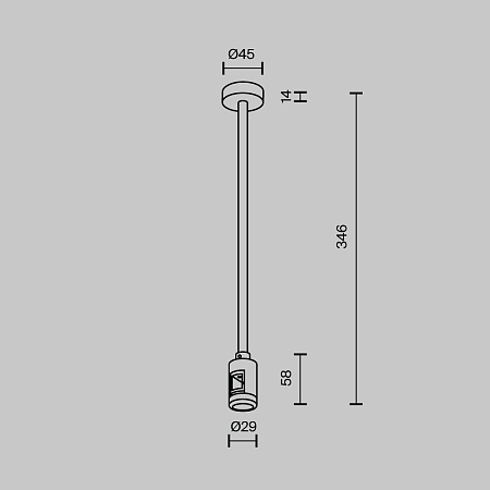 Комплектующие для трековой системы Technical TRA158C-S1-B - фото