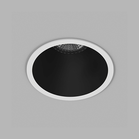 DK3026-WB Встраиваемый светильник, IP 20, 10 Вт, GU5.3, LED, белый/черный, пластик - фото