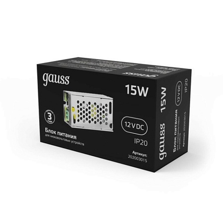 Точечный встраиваемый светильник GAUSS 202003015_GAUSS - фото