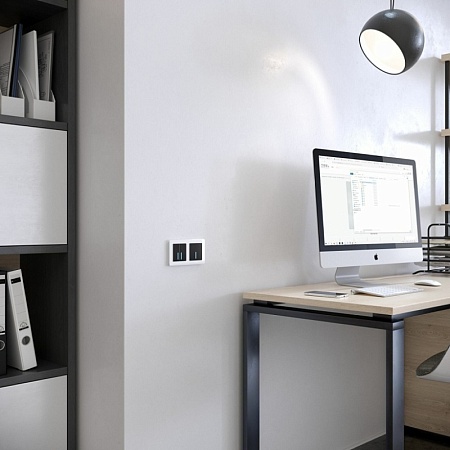 Рамка из акрила на 2 поста Acrylic белый W0022701 - фото