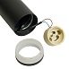 Светильник потолочный Feron ML1008 Barrel LUNA levitation на подвесе MR11 35W 230V, черный 40*250 - фото