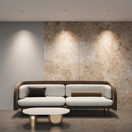 Светильник встраиваемый светодиодный Bliss 15W 4000K латунь 25070/LED Elektrostandard - фото
