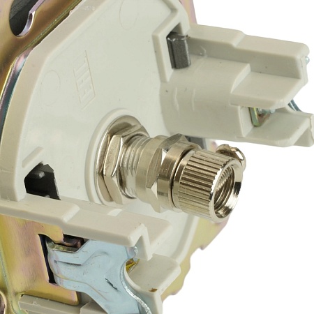 Розетка телевизионная 1-местная (механизм), 75 Ом, 5-862МГц, серия Катрин, графит, GLS00-7108-06 - фото