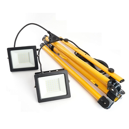 Светодиодный прожектор Feron LL-503  на штативе IP65 2*50W 6400K - фото