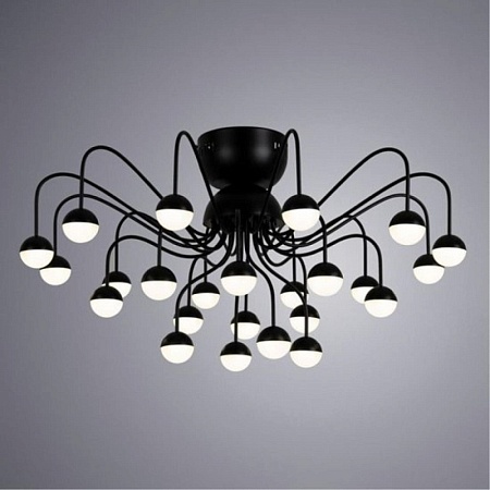 Потолочная люстра ARTE LAMP A3619PL-24BK - фото