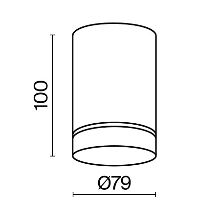 Потолочный светильник Technical Orlo C085CL-9W4K-B - фото