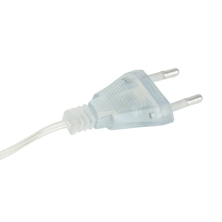 Светодиодная гирлянда Кластер (на проволоке) Feron CL584 линейная 12м  мультиколор, c питанием от сети 230V, прозрачный шнур - фото