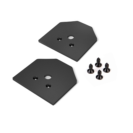 Slim Magnetic Заглушки для шинопровода в натяжной потолок 85204/00 черный 2 шт. 85206/00 - фото