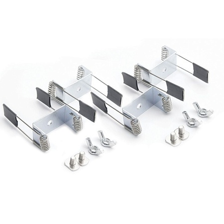 Профиль алюминиевый встраиваемый "Линии света", серебро, CAB255 - фото