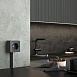 Розетка с заземлением, шторками и USB тип A+C Gallant графит рифленый W5071704 - фото