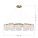 Светильник подвесной ST-Luce золотистый/прозрачный LED 1*66W 3000K SL6021.203.66 - фото