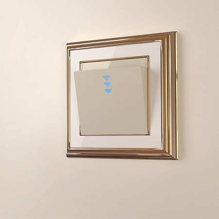 Электронный карточный выключатель слоновая кость WL03-01-03 - фото