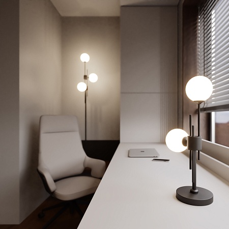 Настольный светильник Eurosvet 01383/2 черный - фото