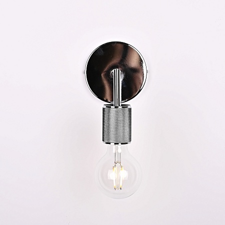 Бра Rh Utilitaire Single Sconce Silver Imperiumloft 123286-22 - фото
