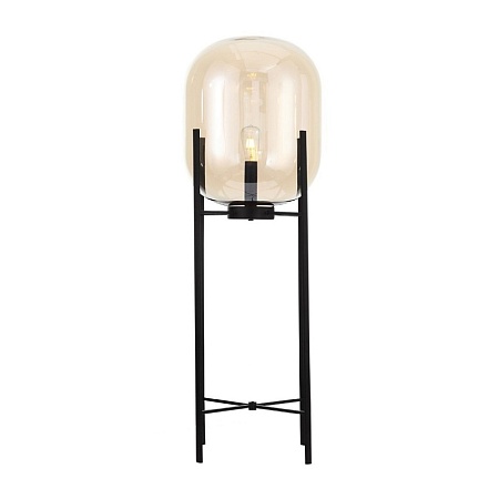 Торшер ST-Luce Черный/Коньячный E27 1*40W (из 2-х коробок) SL1050.525.01 - фото