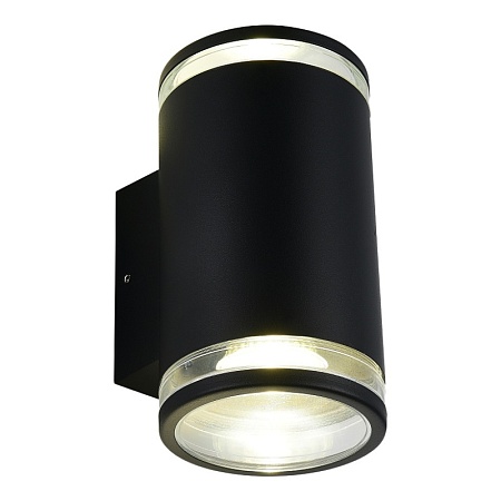 Светильник уличный настенный ST-Luce черный/белый GU10 2*50W SL9009.401.02 - фото