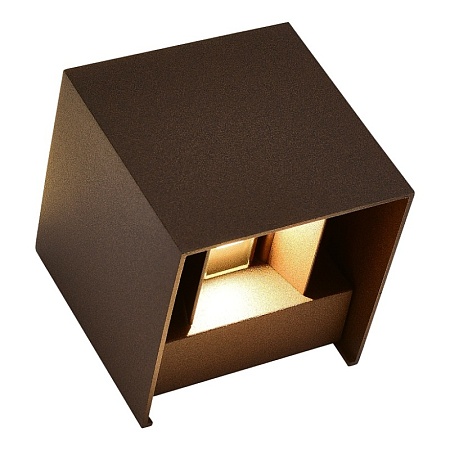 Светильник уличный настенный ST-Luce кортен/кортен LED 1*10W 2700K SL9513.601.01 - фото