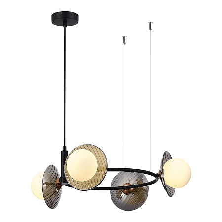Светильник подвесной ST-Luce Черный/Дымчатый, Белый G9 4*5W 4000K SL1521.403.04 - фото