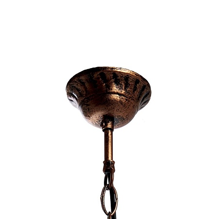 Светильник садово-парковый Feron PL125 шестигранный на цепочке 60W E27 230V, черное золото - фото