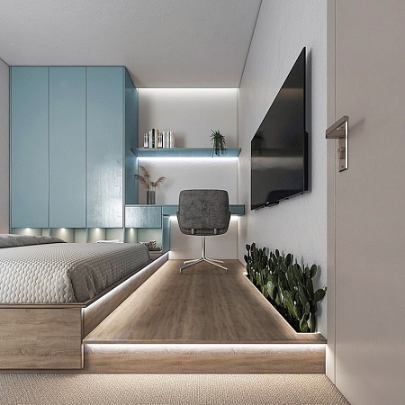 Светодиодная COB лента Feron LS530, 320SMD(2110)/м 10Вт/м 24V 5000*8*1.8мм 6500К IP20 - фото