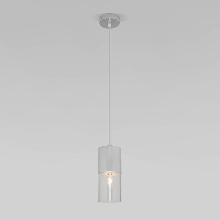 Подвесной акцентный светильник Eurosvet 50233/1 серебро - фото