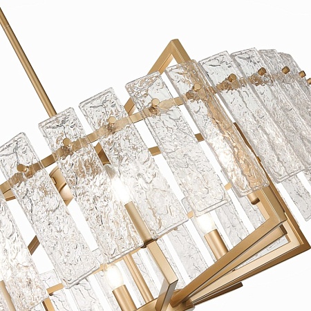 Люстра подвесная ST-Luce Шампань/Прозрачный E14 8*60W SL1632.203.08 - фото