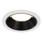 Св-к встр. Черный LED 1*7W 4000K 630Lm Ra80 120° IP20 D85xH45 100-240V ST755.448.07