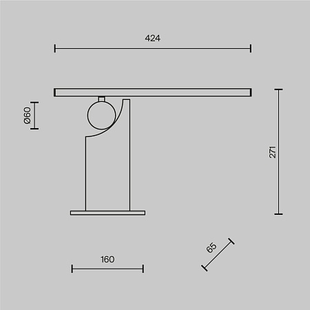 Настольный светильник Maytoni MOD467TL-L9BS3K - фото