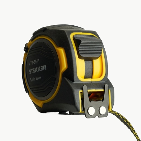Рулетка, 5 м х 25 мм, магнит, II класс точности, двухстороннее нанесение, STEKKER MTS-85-P - фото