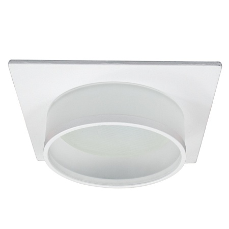 Светильник встраиваемый Feron DL501 потолочный GX53 белый квадрат - фото