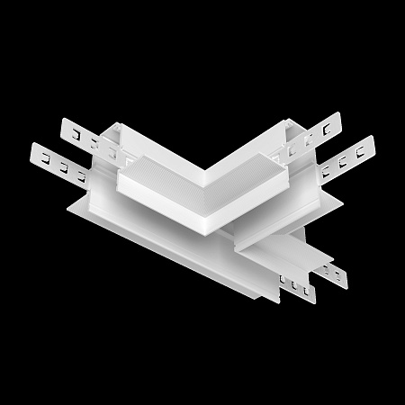 Коннектор Т-образный Exility встраиваемый под ГКЛ 12,5мм, белый - фото