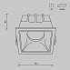 Встраиваемый светильник Technical Alfa LED DL043-01-15W3K-SQ-WB - фото